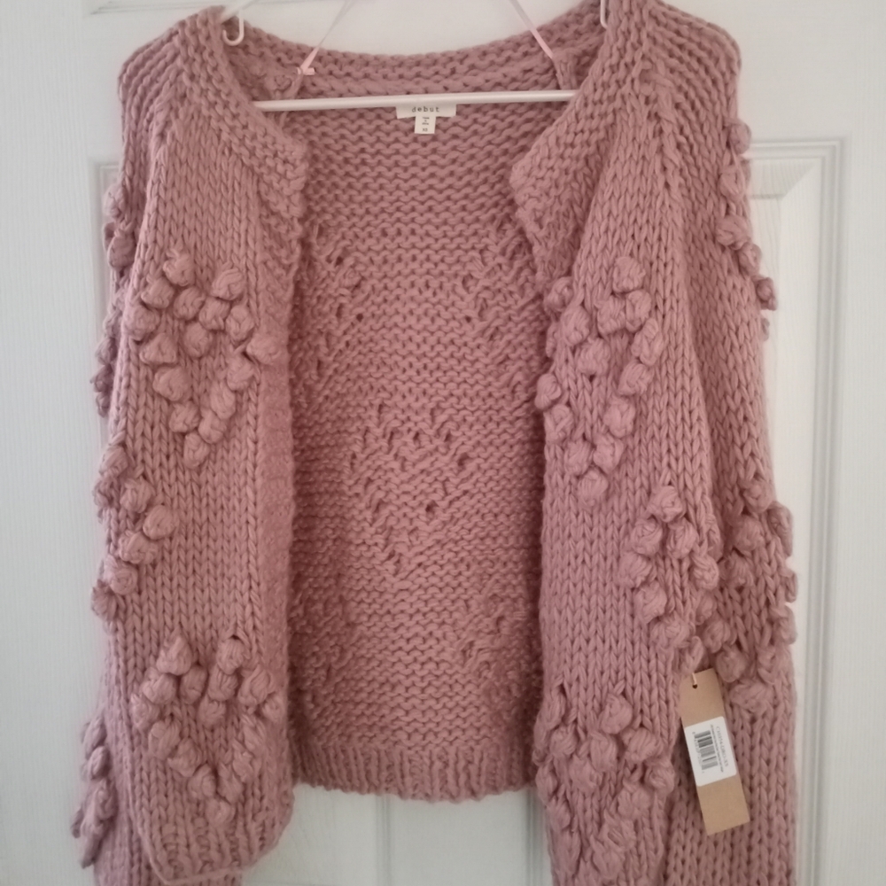 Pom pom heart  Sweater